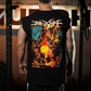 Polera Oversize Sleeveless ChariHard 2.0 - Negro