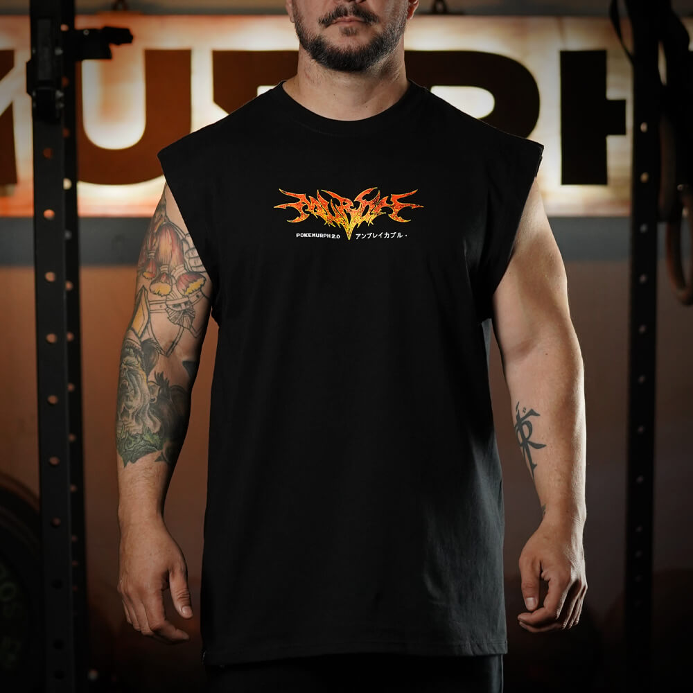 Polera Oversize Sleeveless ChariHard 2.0 - Negro