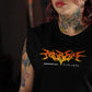 Polera Oversize Sleeveless ChariHard 2.0 - Negro