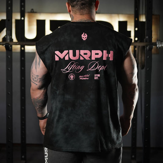 Polera Oversize Sleeveless Lifting Dept - Black Storm