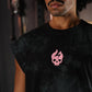 Polera Oversize Sleeveless Lifting Dept - Black Storm