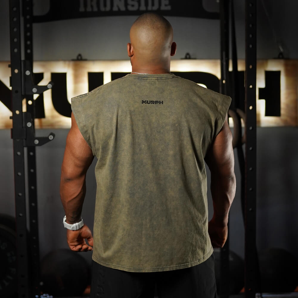 Polera Oversize Sleeveless Premium - Acid Gold