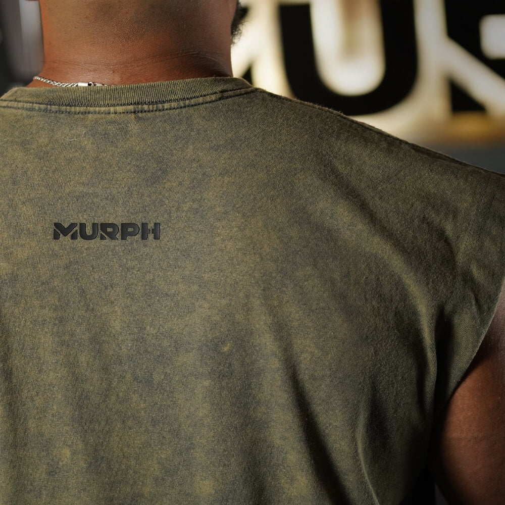 Polera Oversize Sleeveless Premium - Acid Gold