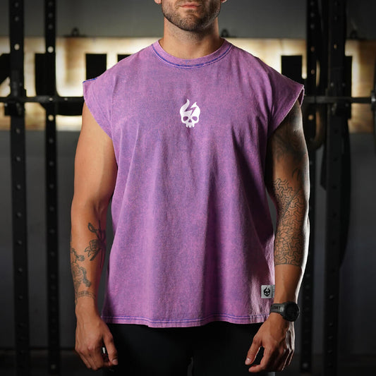 Polera Oversize Premium Sleeveless - Acid Purple