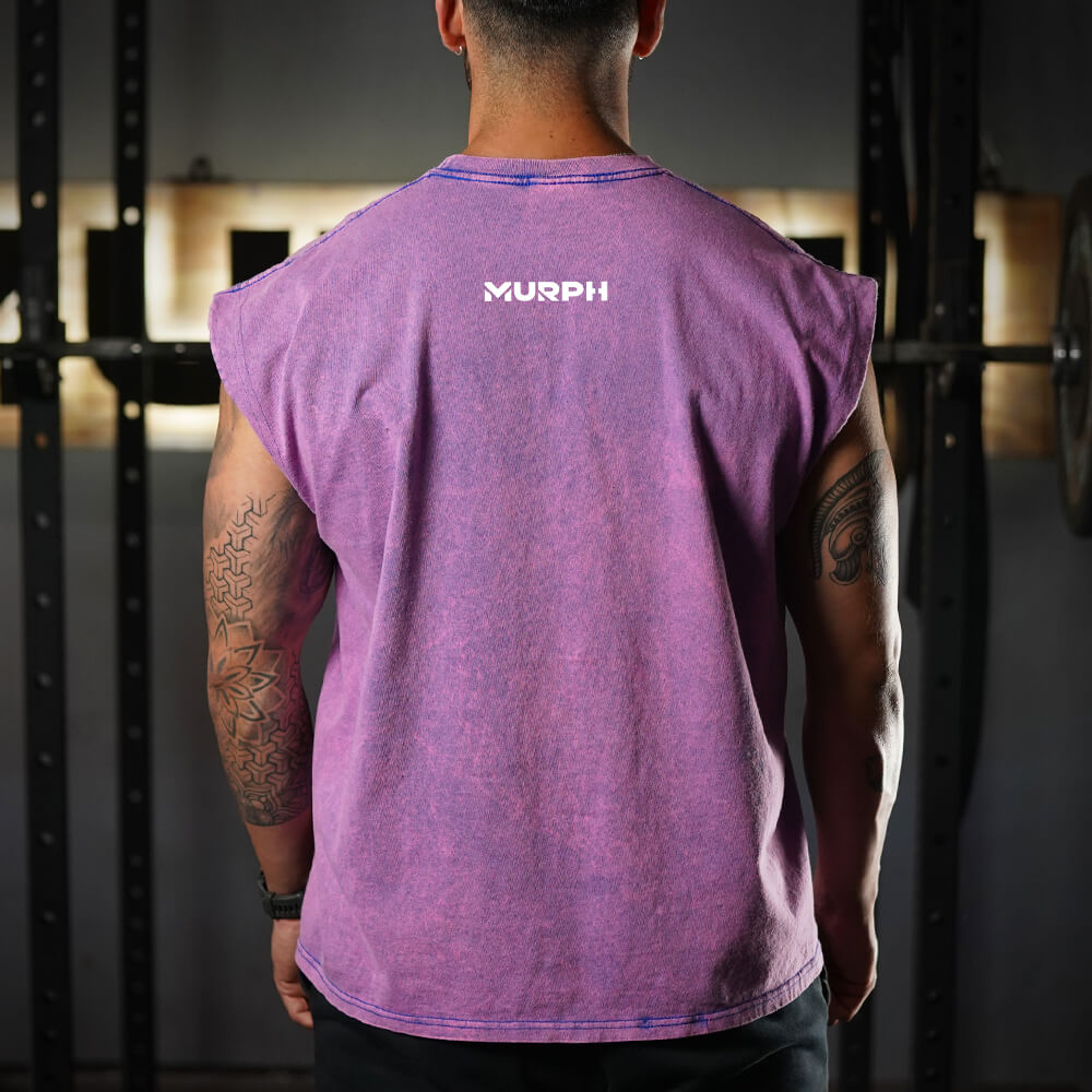 Polera Oversize Premium Sleeveless - Acid Purple