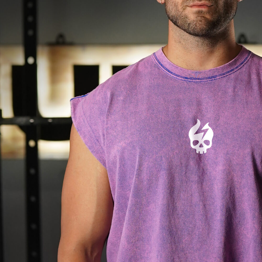 Polera Oversize Premium Sleeveless - Acid Purple