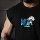 Polera Oversize Sleeveless Lift and Dogs - Negro