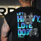 Polera Oversize Sleeveless Lift and Dogs - Negro
