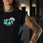 Polera Oversize Sleeveless Lift and Dogs - Negro