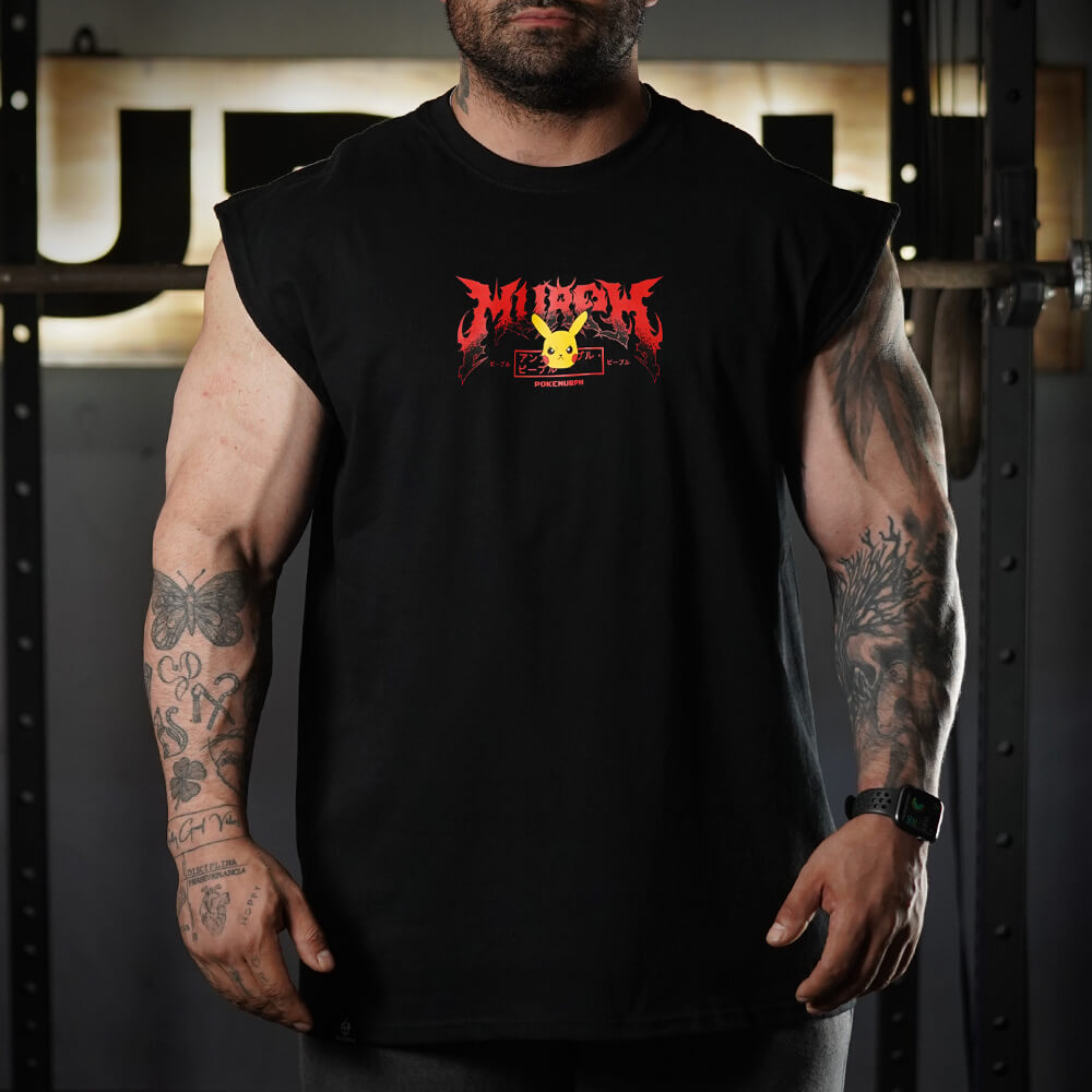 Polera Oversize Sleeveless FITACHU - Negro