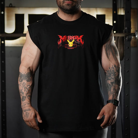 Polera Oversize Sleeveless FITACHU - Negro