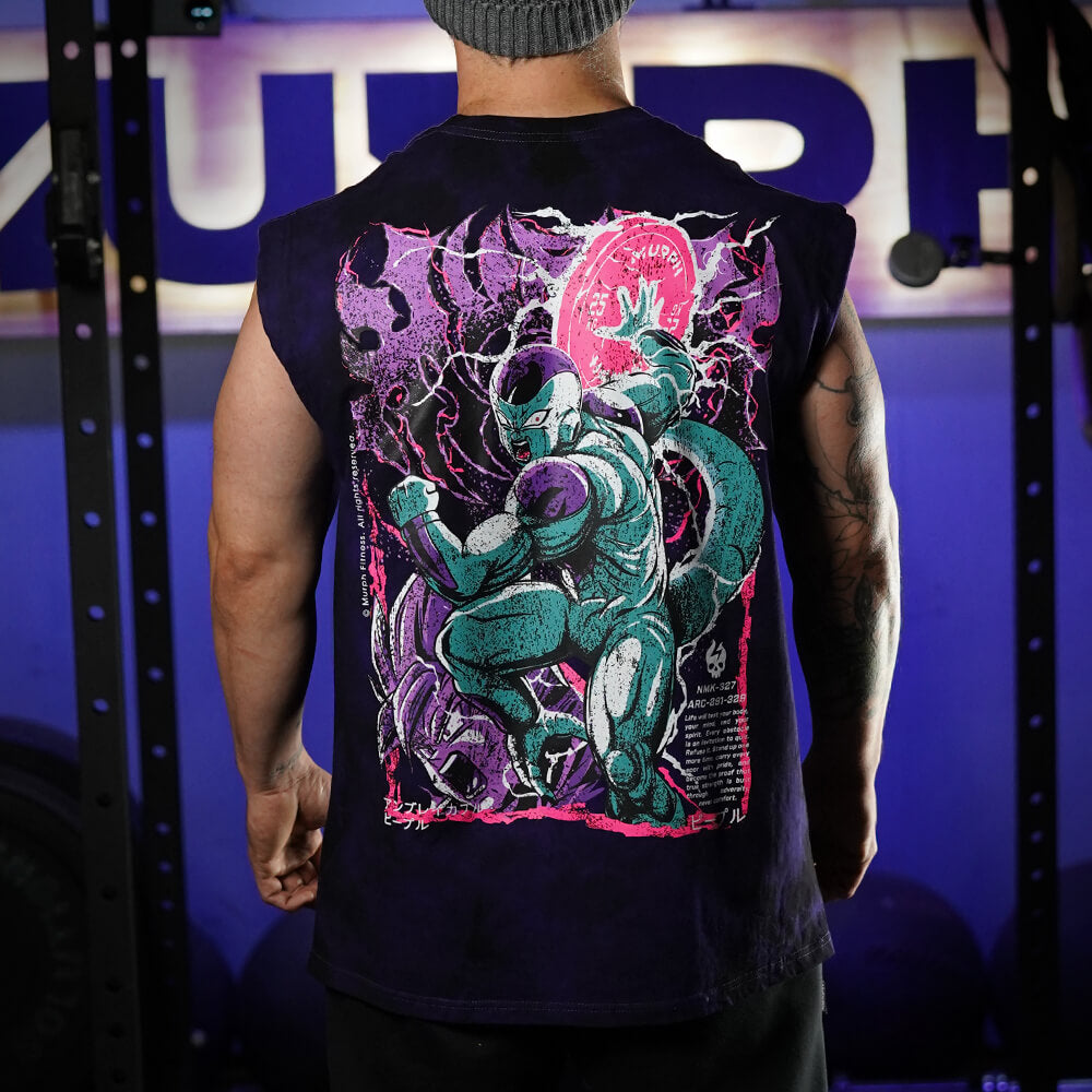 Polera Oversize Sleeveless CRUELTY - Purple Storm