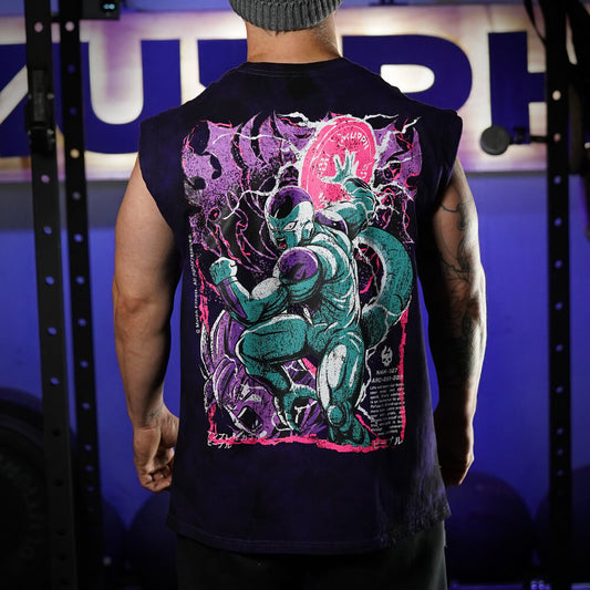 Polera Oversize Sleeveless CRUELTY - Purple Storm