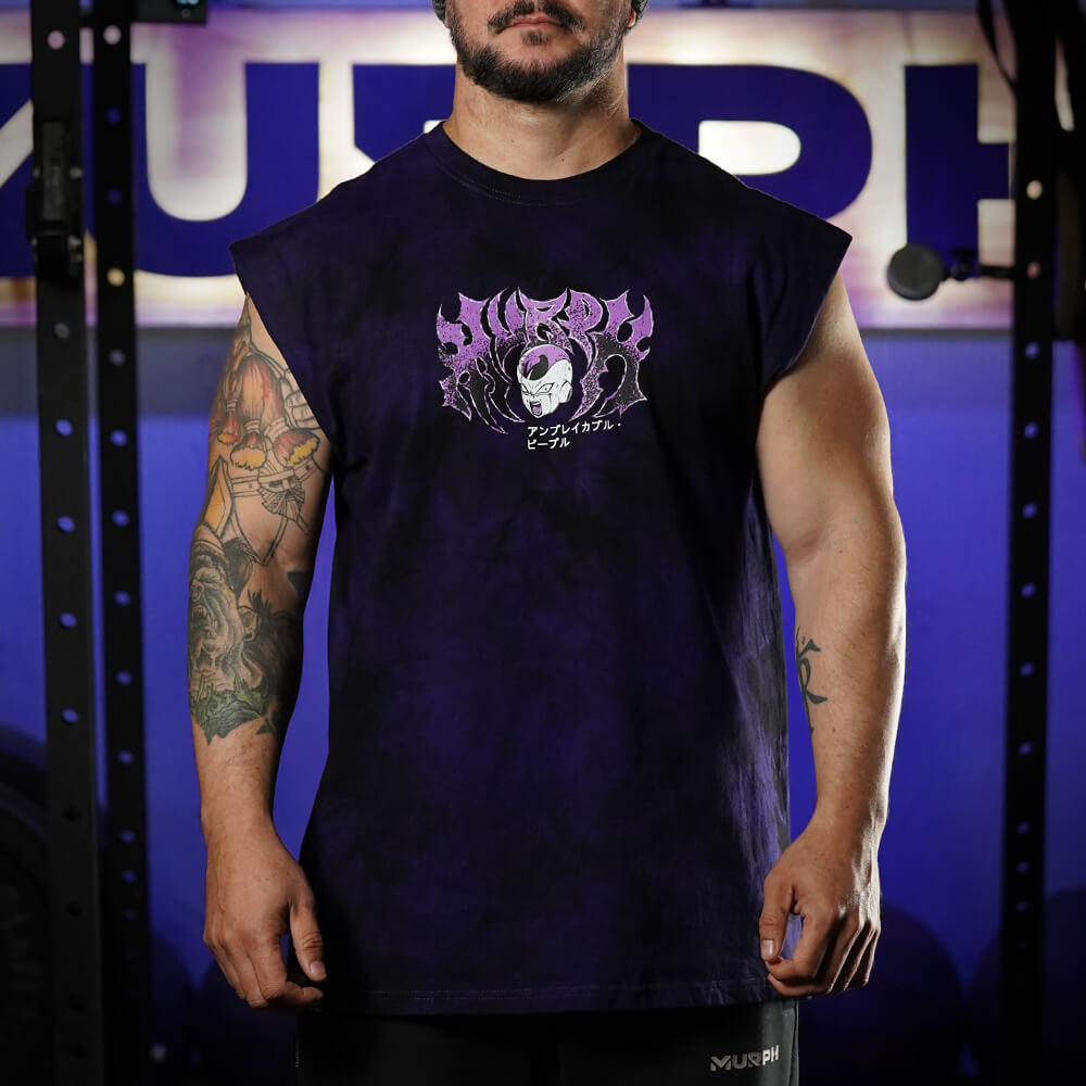 Polera Oversize Sleeveless CRUELTY - Purple Storm