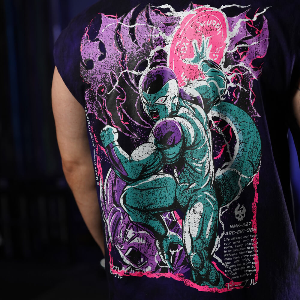 Polera Oversize Sleeveless CRUELTY - Purple Storm