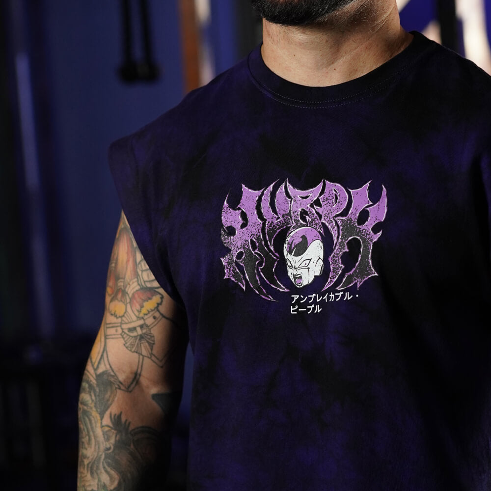 Polera Oversize Sleeveless CRUELTY - Purple Storm