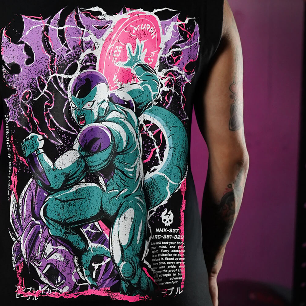 Polera Oversize Sleeveless CRUELTY - Negro