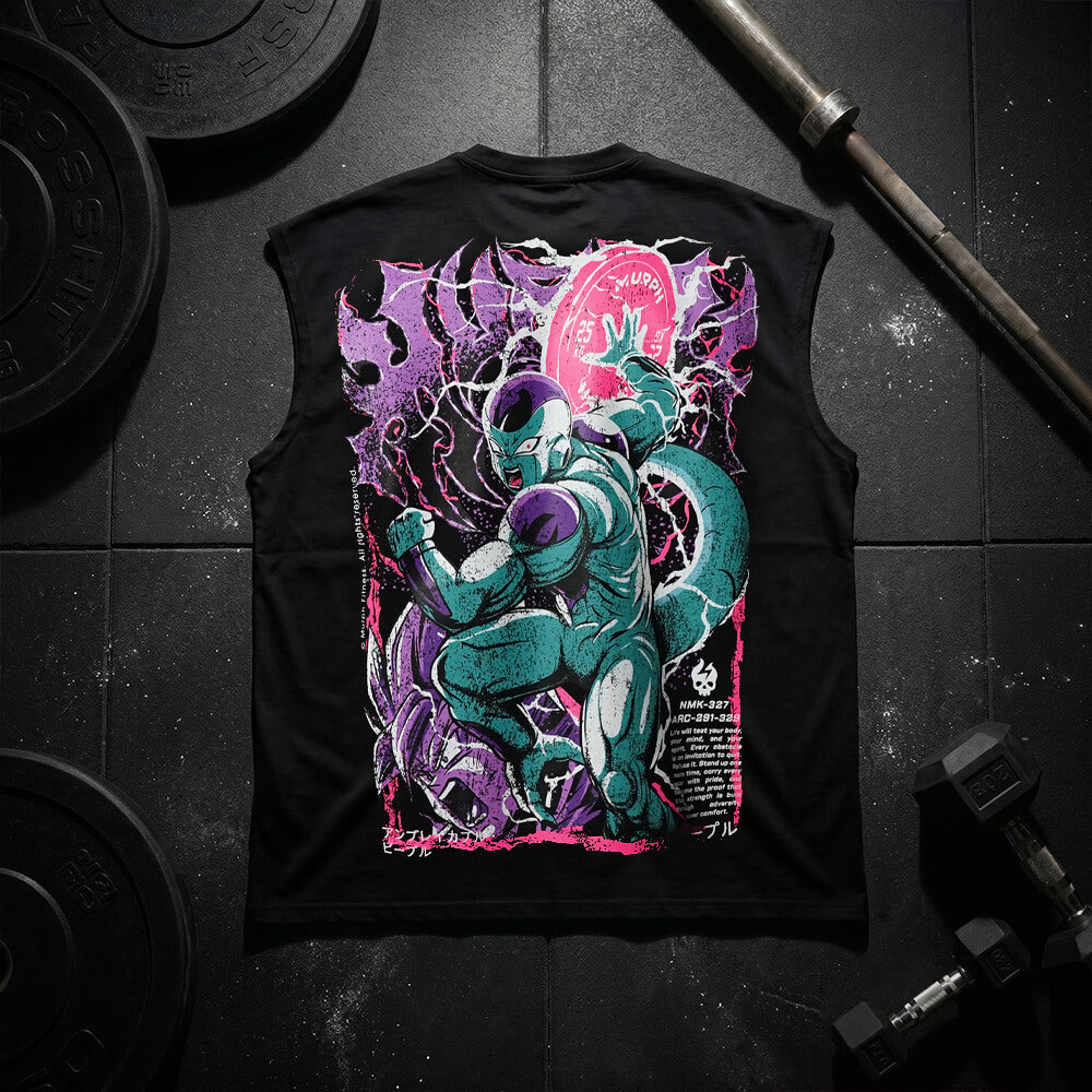 Polera Oversize Sleeveless CRUELTY - Negro