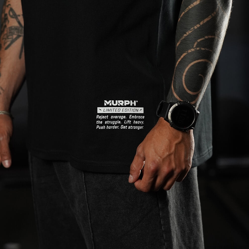Polera Oversize Sleeveless FUCK NORMAL - Negro