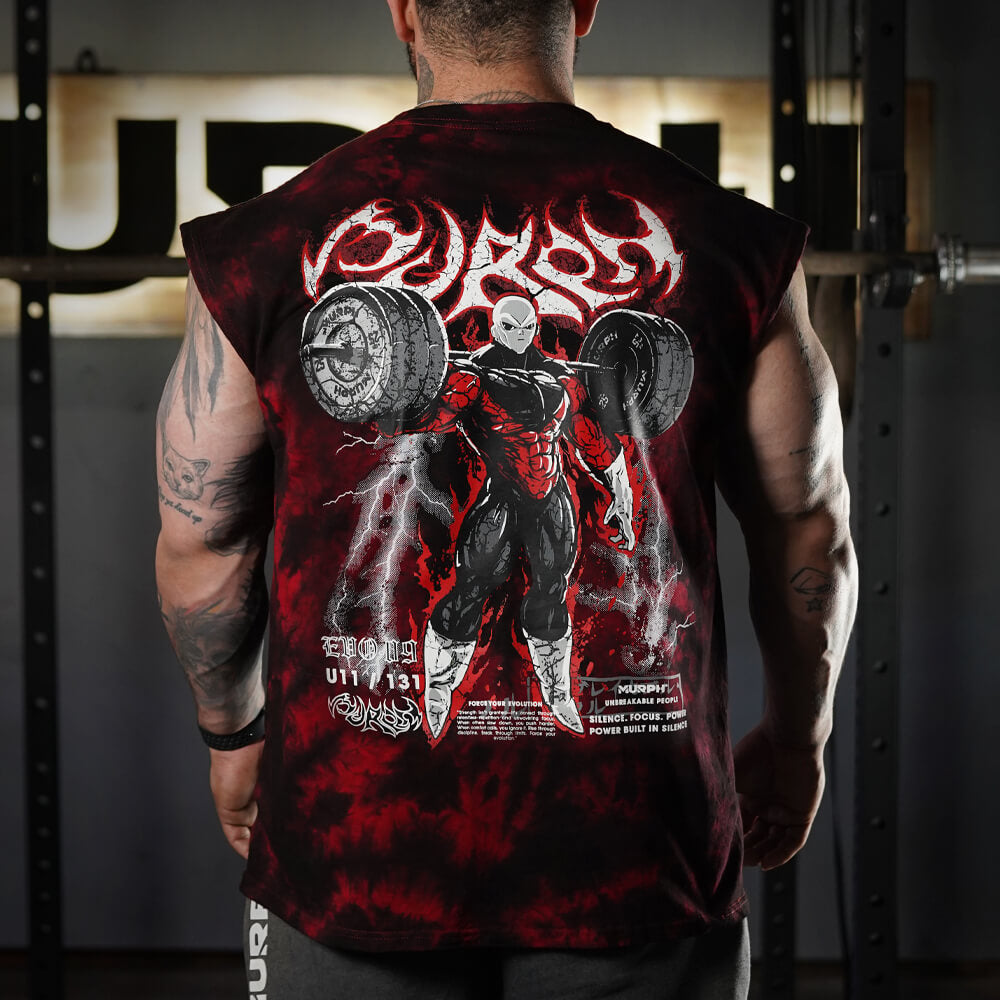 Polera Oversize Sleeveless Gymren - Red Storm