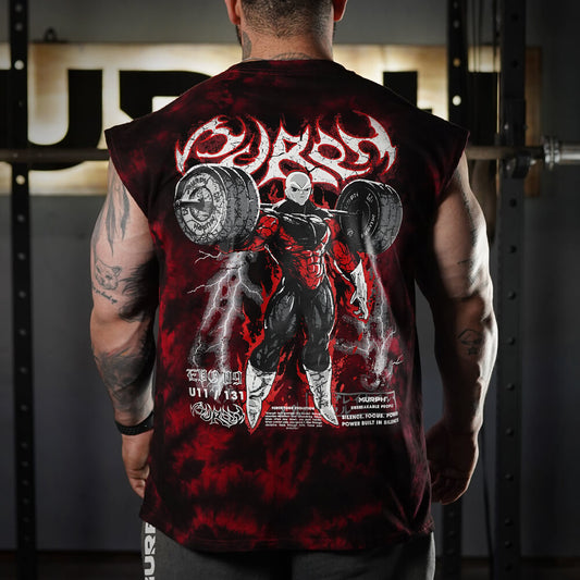 Polera Oversize Sleeveless Gymren - Red Storm