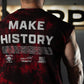 Polera Oversize Sleeveless Make History - Red Storm