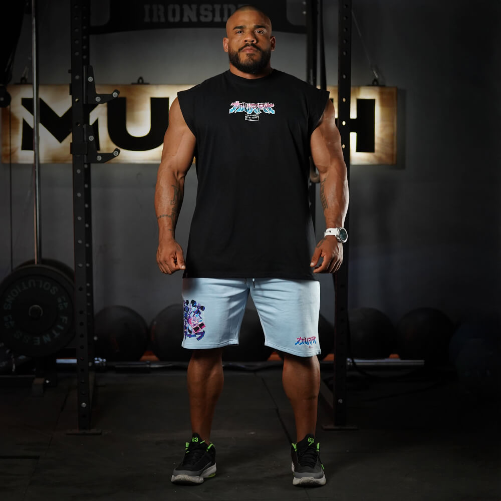 Polera Oversize Sleeveless MewTough - Negro