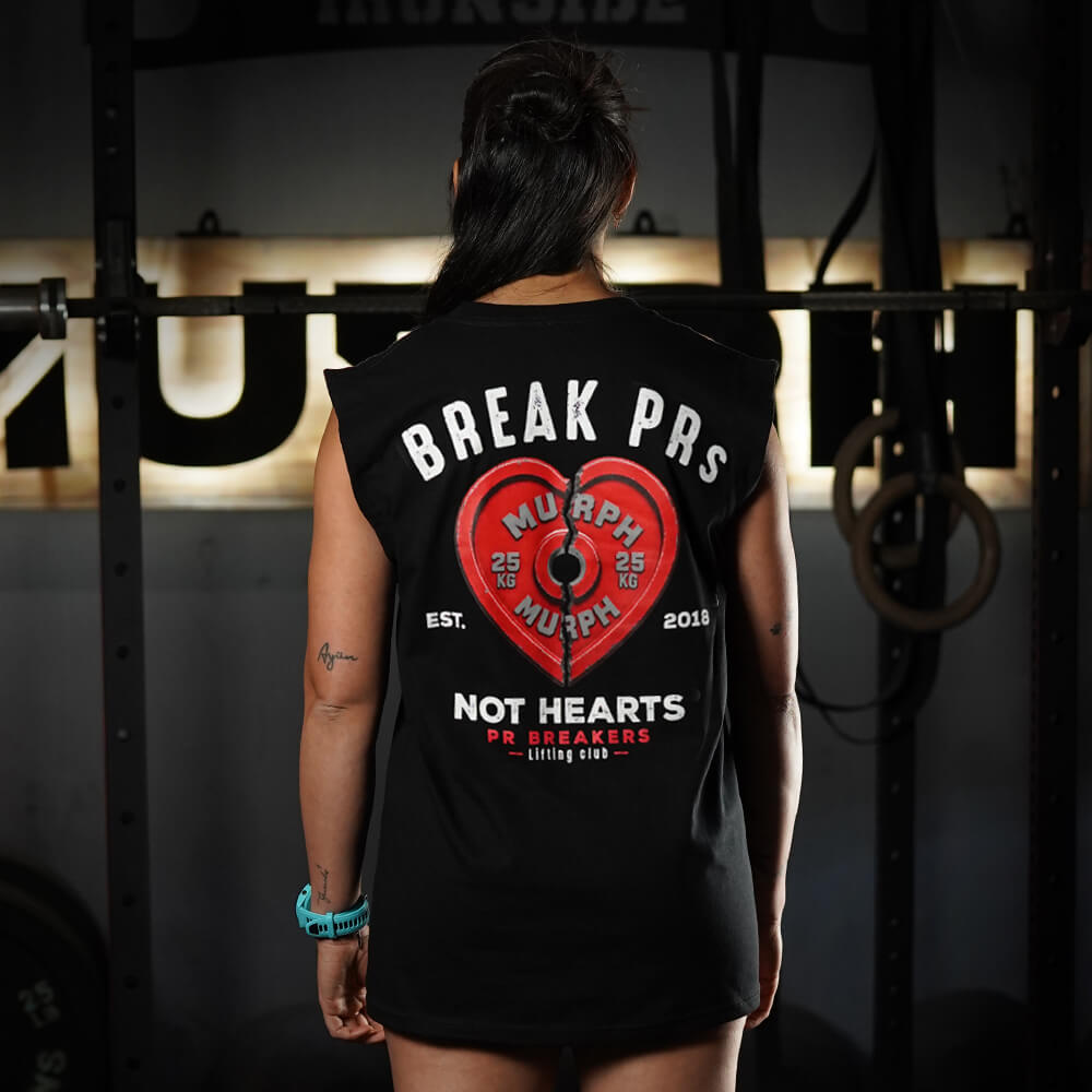 Polera Oversize Sleeveless BREAK PRs - Negro