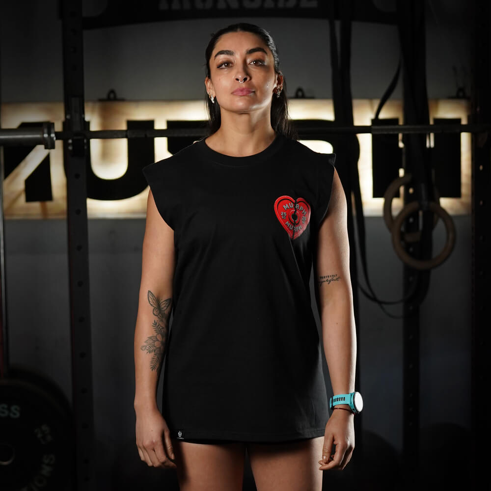 Polera Oversize Sleeveless BREAK PRs - Negro