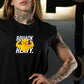 Polera Oversize Sleeveless SQUACK HEAVY - Negro