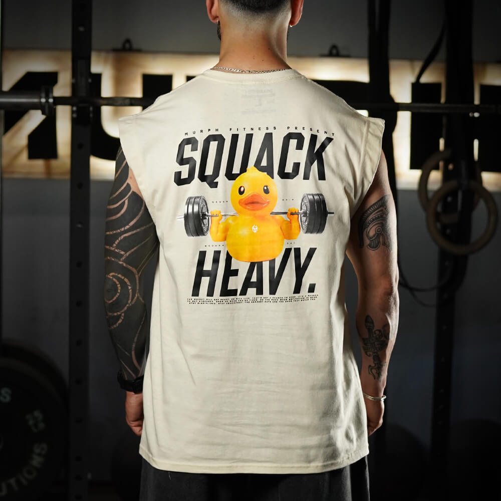 Polera Oversize Sleeveless SQUACK HEAVY - Sweet Cream