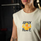 Polera Oversize Sleeveless SQUACK HEAVY - Sweet cream