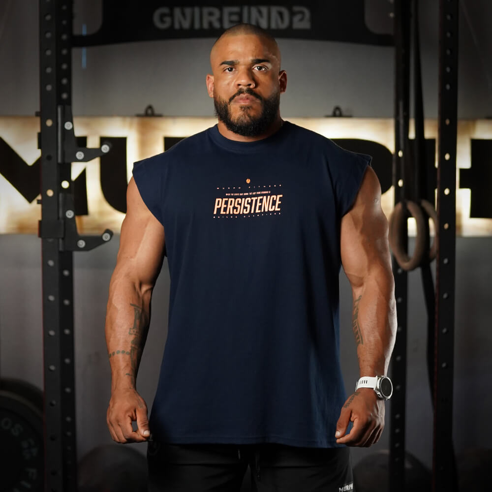 Polera Oversize Sleeveless PERSISTENCE - Navy