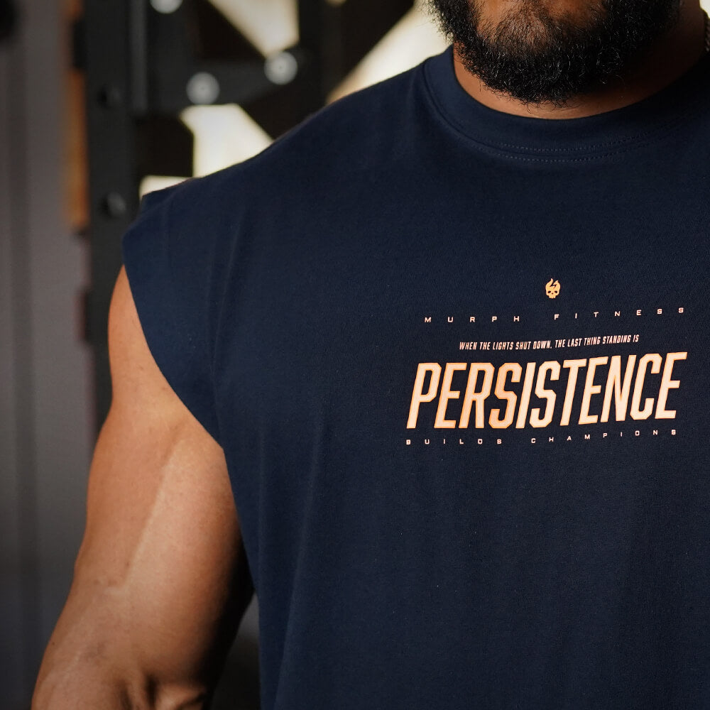 Polera Oversize Sleeveless PERSISTENCE - Navy