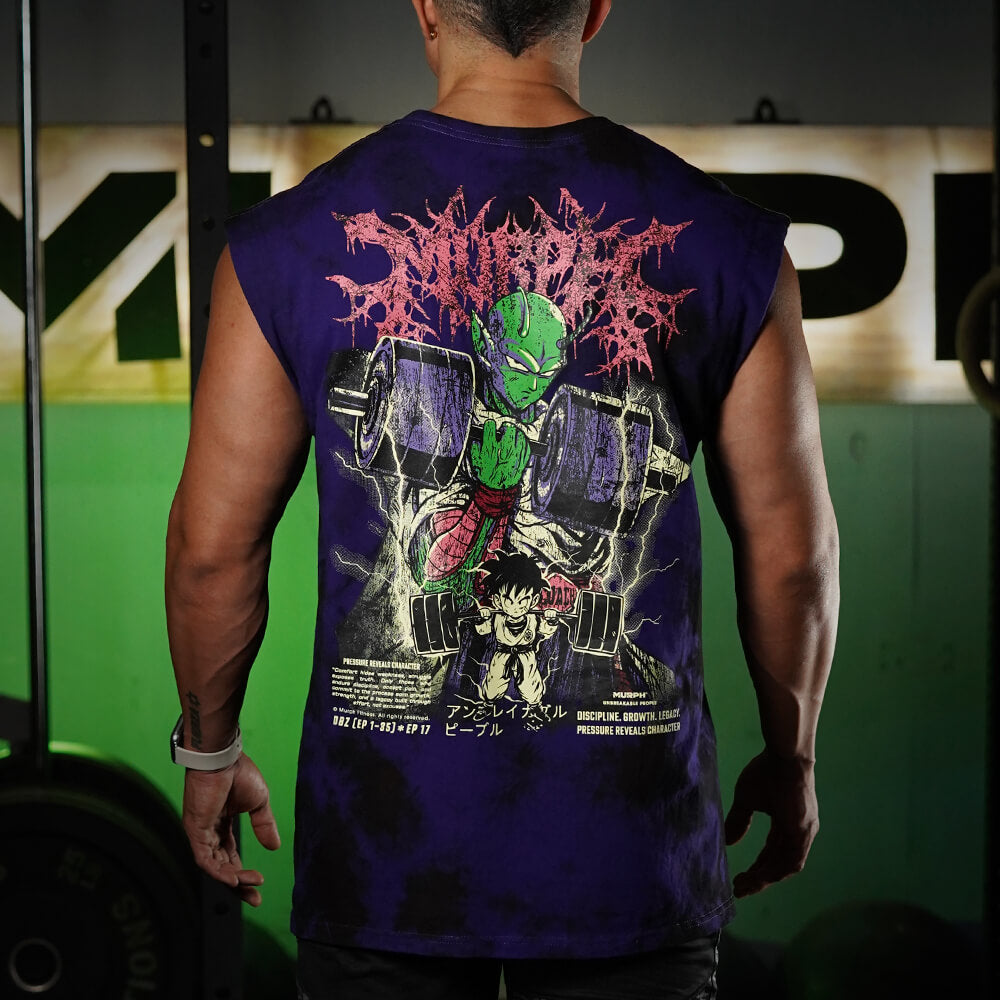 Polera Oversize Sleeveless The Master - Purple Storm
