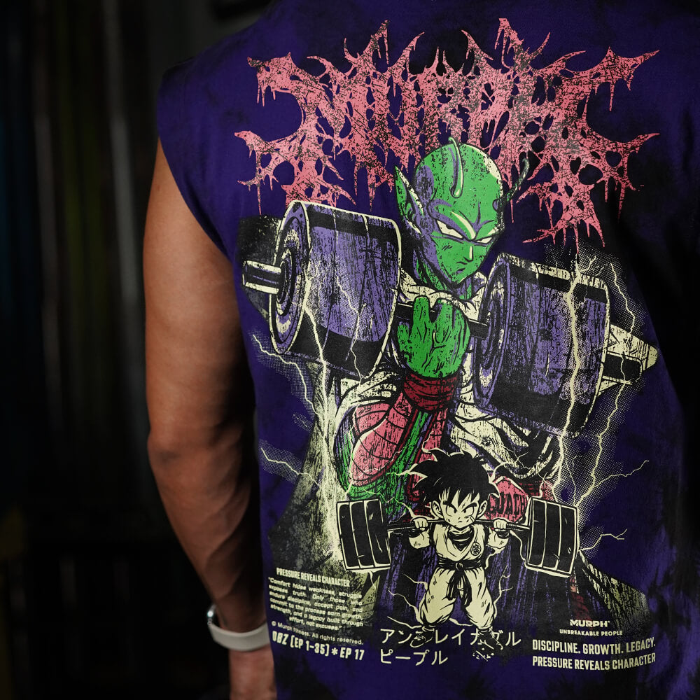 Polera Oversize Sleeveless The Master - Purple Storm