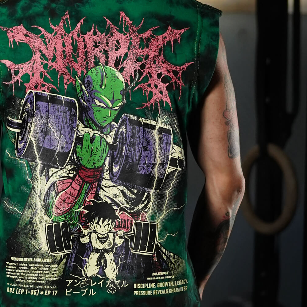 Polera Oversize Sleeveless The Master - Green Storm