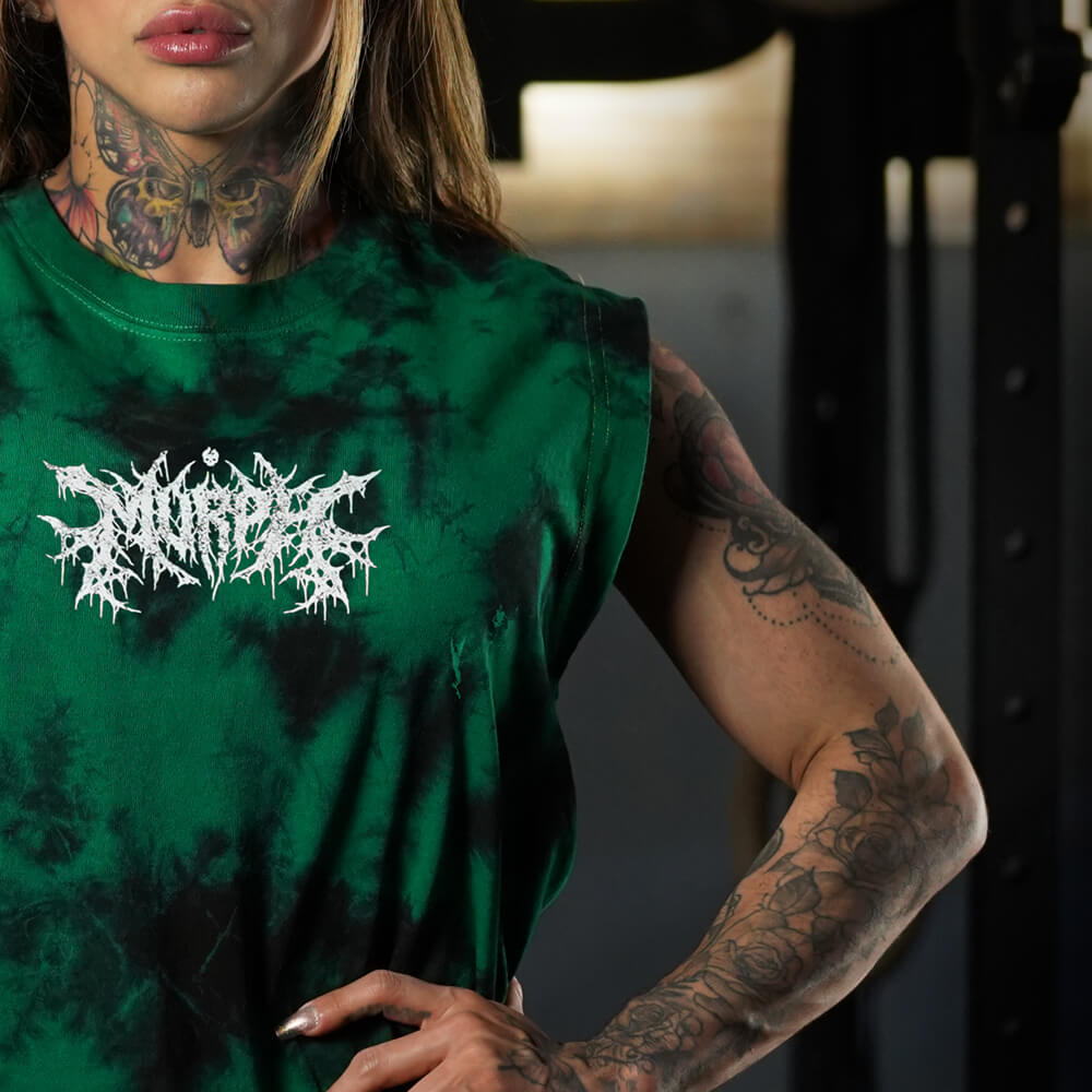 Polera Oversize Sleeveless The Master - Green Storm