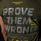 Polera Oversize Sleeveless PROVE THEM WRONG - Verde Táctico