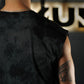 Polera Oversize Sleeveless Skull logo - Black Storm