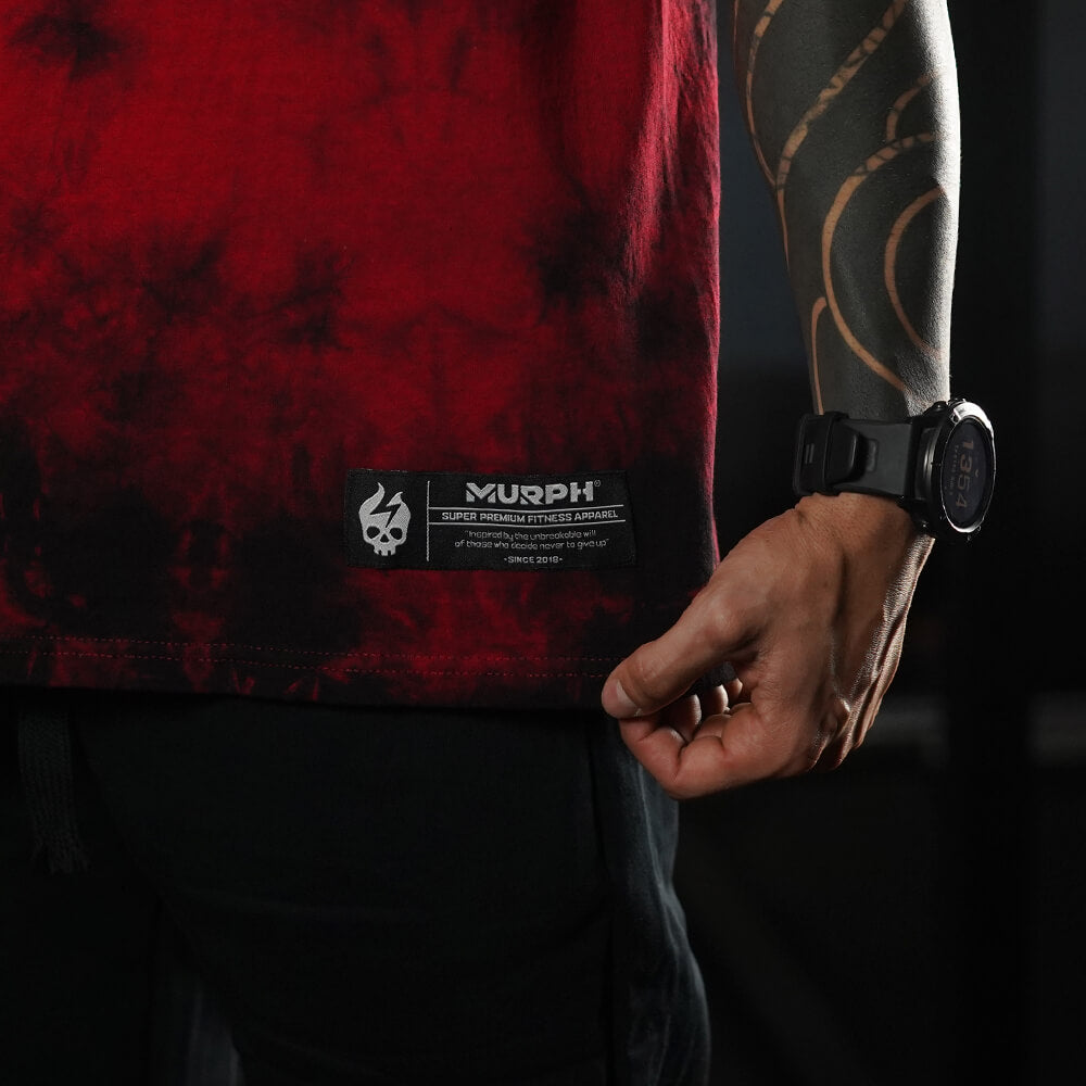 Polera Oversize Sleeveless Skull logo - Red Storm