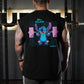 Polera Oversize Sleeveless Lift & Squitch - Negro