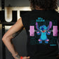 Polera Oversize Sleeveless Lift & Squitch - Negro