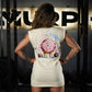 Polera Oversize Sleeveless Sweet and Strong - Sweet Cream