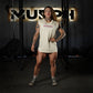 Polera Oversize Sleeveless Sweet and Strong - Sweet Cream