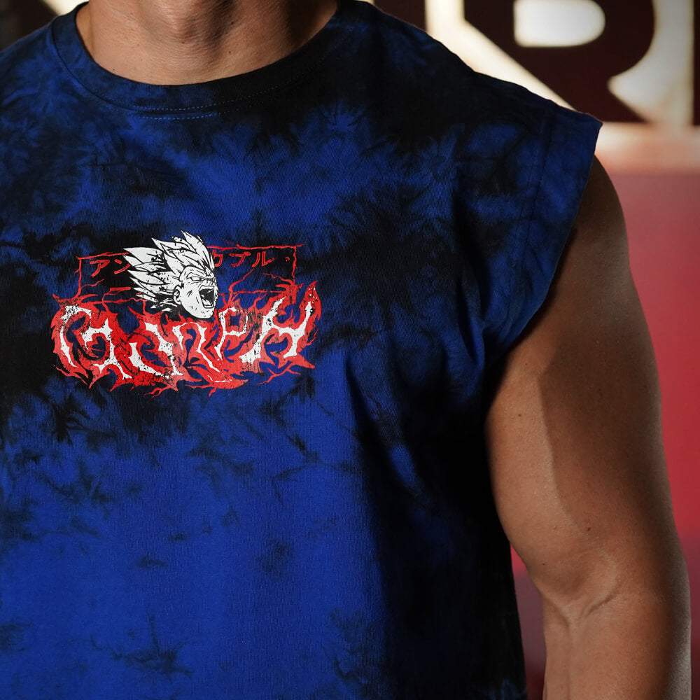 Polera Oversize Sleeveless Sacrifice - Blue Storm