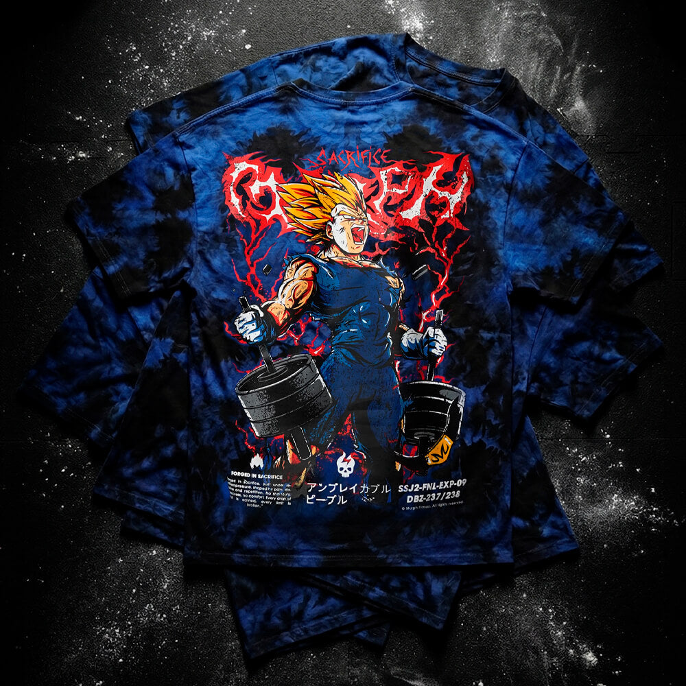 Polera Oversize Sacrifice - Blue Storm