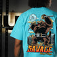Polera Oversize PRO Savage - Energy Blue