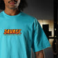 Polera Oversize PRO Savage - Energy Blue