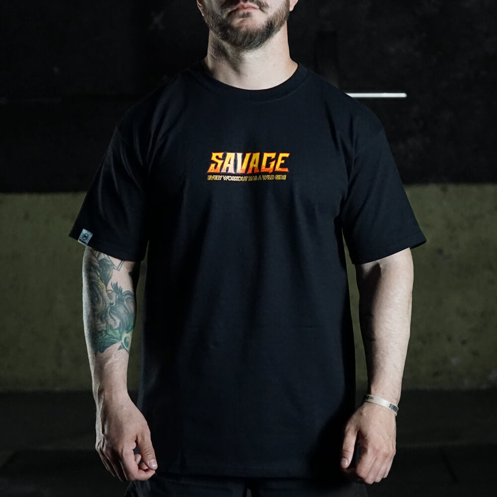 Polera Oversize Savage - Negro